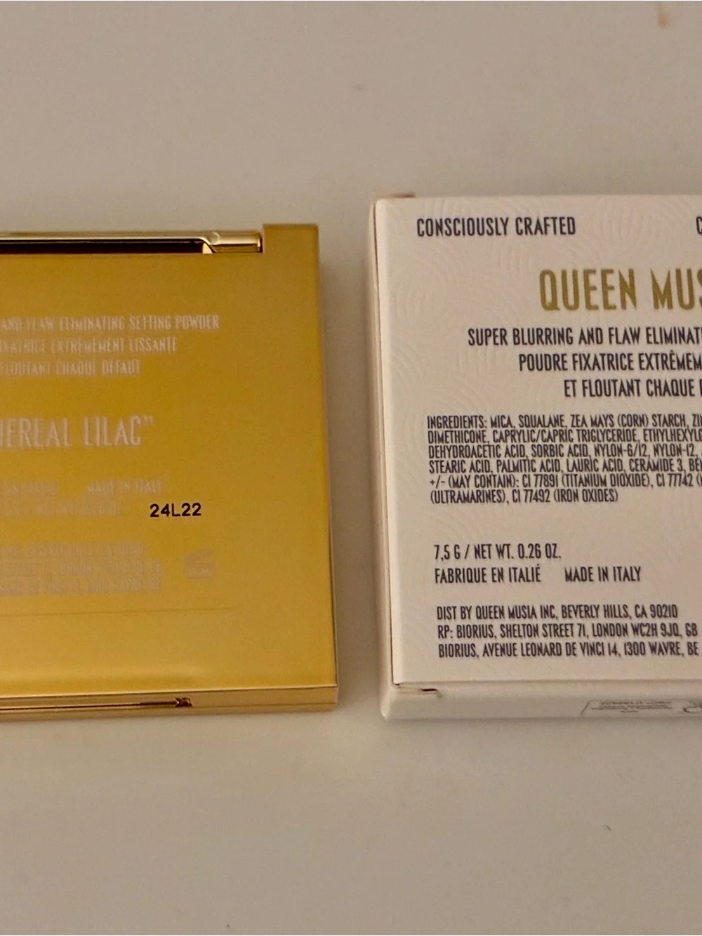 Queen Musia Setting Powder Shade Ethereal Lilac NIB $56 Retail